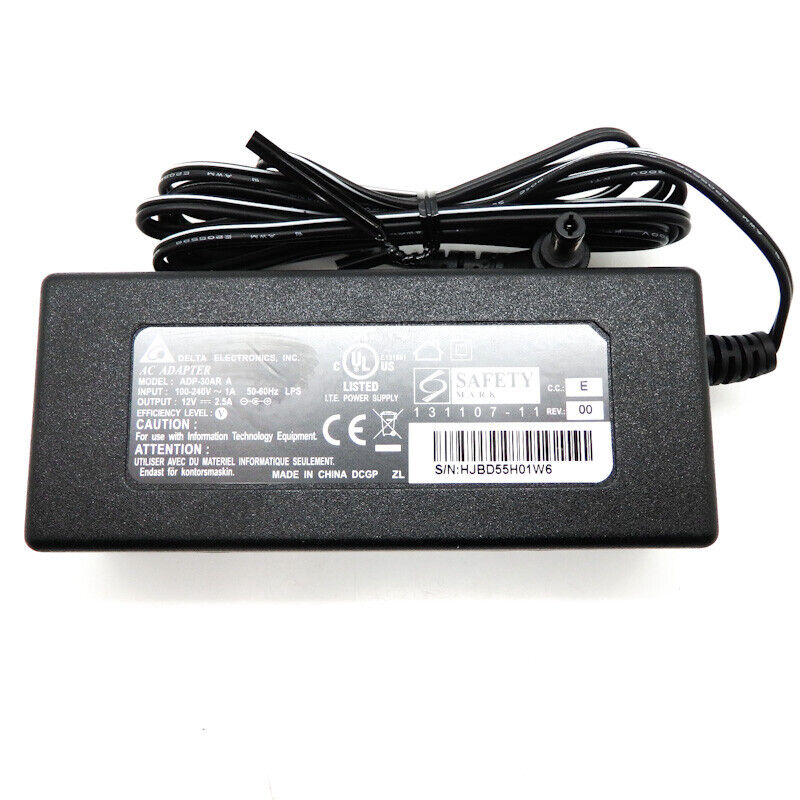 *Brand NEW* Delta Electronics 12V 2.5A AC/DC Adapter ADP-30AR A POWER Supply - Click Image to Close